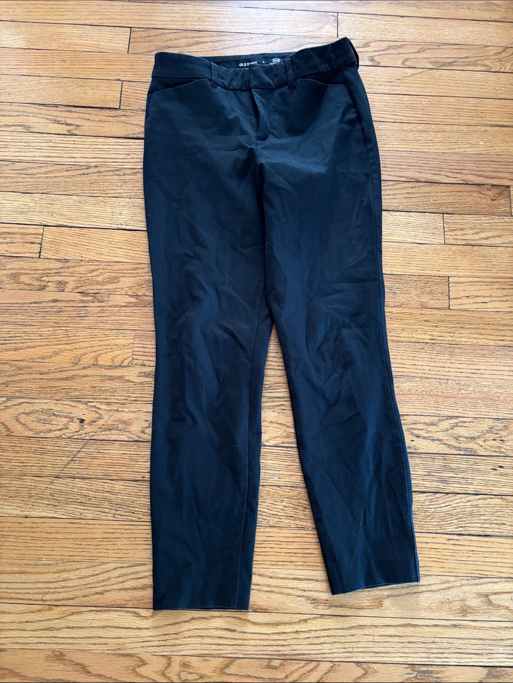 Old Navy Black High-Rise Pixie Pants
